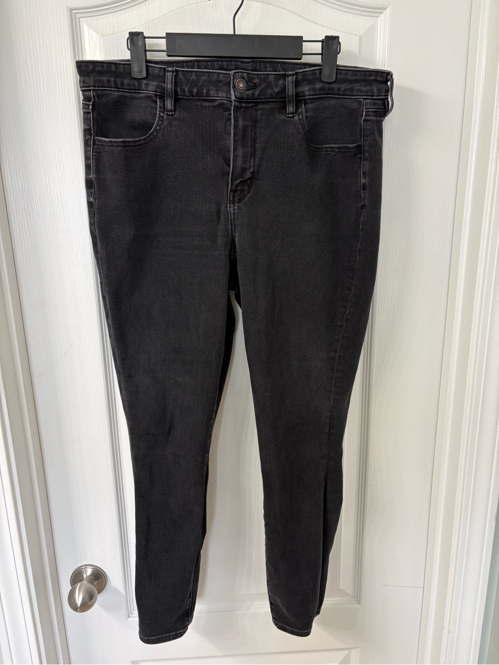 American Eagle Dream Stretch High Rise Jeggings Black Size 16